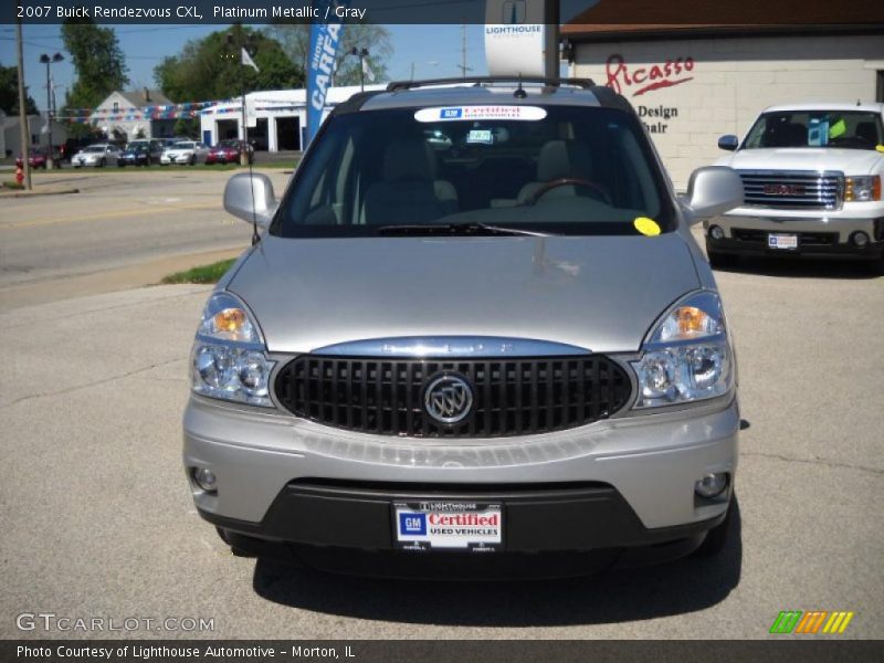 Platinum Metallic / Gray 2007 Buick Rendezvous CXL