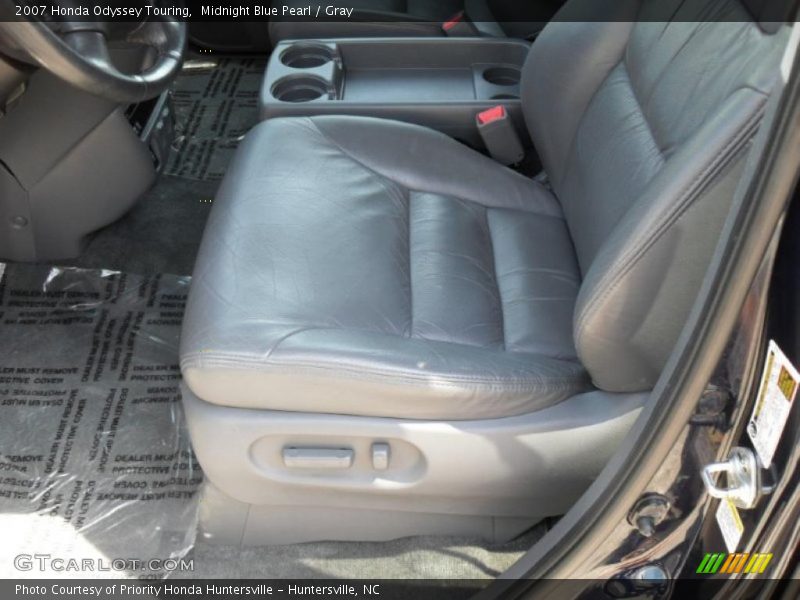 Midnight Blue Pearl / Gray 2007 Honda Odyssey Touring