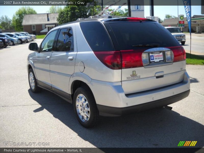 Platinum Metallic / Gray 2007 Buick Rendezvous CXL