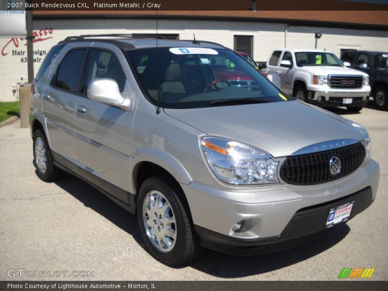 Platinum Metallic / Gray 2007 Buick Rendezvous CXL