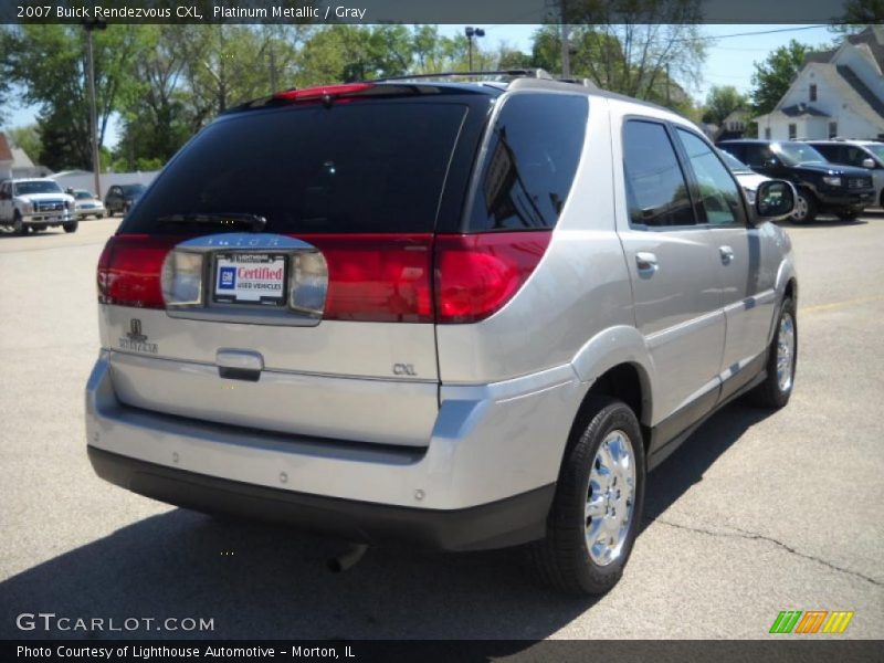 Platinum Metallic / Gray 2007 Buick Rendezvous CXL