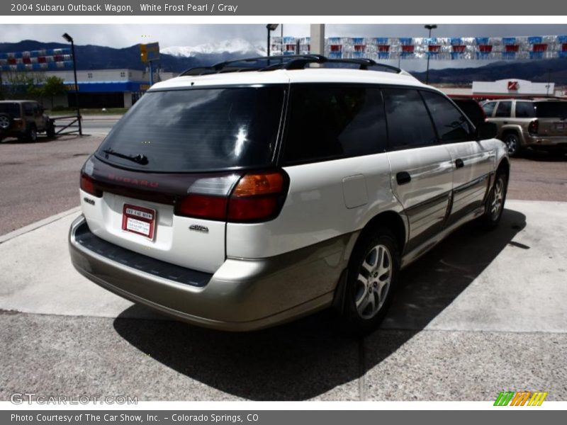 White Frost Pearl / Gray 2004 Subaru Outback Wagon