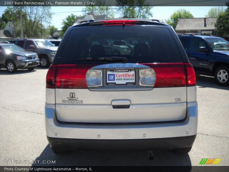 Platinum Metallic / Gray 2007 Buick Rendezvous CXL