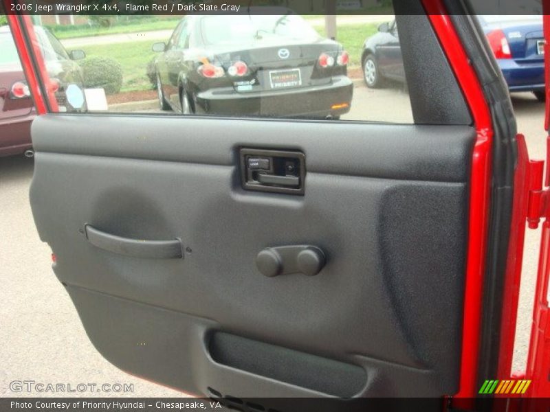 Flame Red / Dark Slate Gray 2006 Jeep Wrangler X 4x4