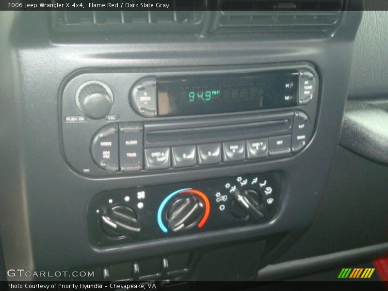 Flame Red / Dark Slate Gray 2006 Jeep Wrangler X 4x4