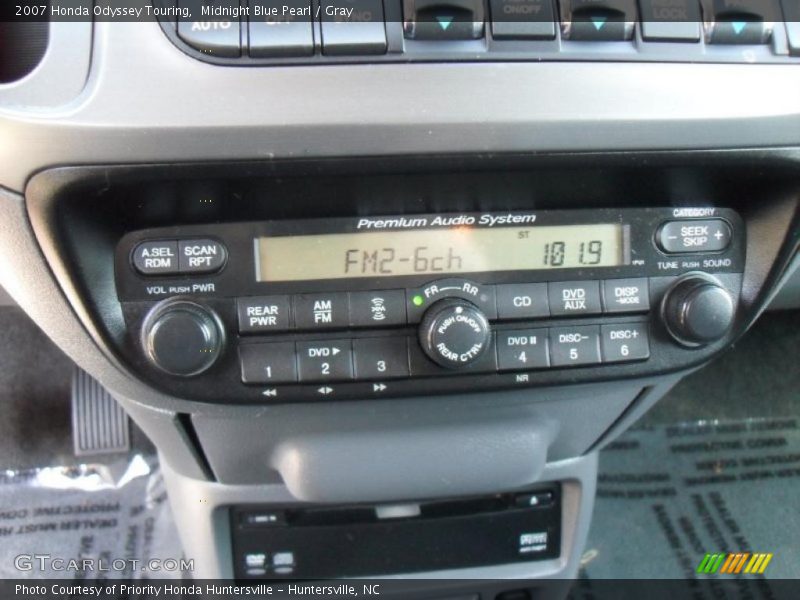 Midnight Blue Pearl / Gray 2007 Honda Odyssey Touring