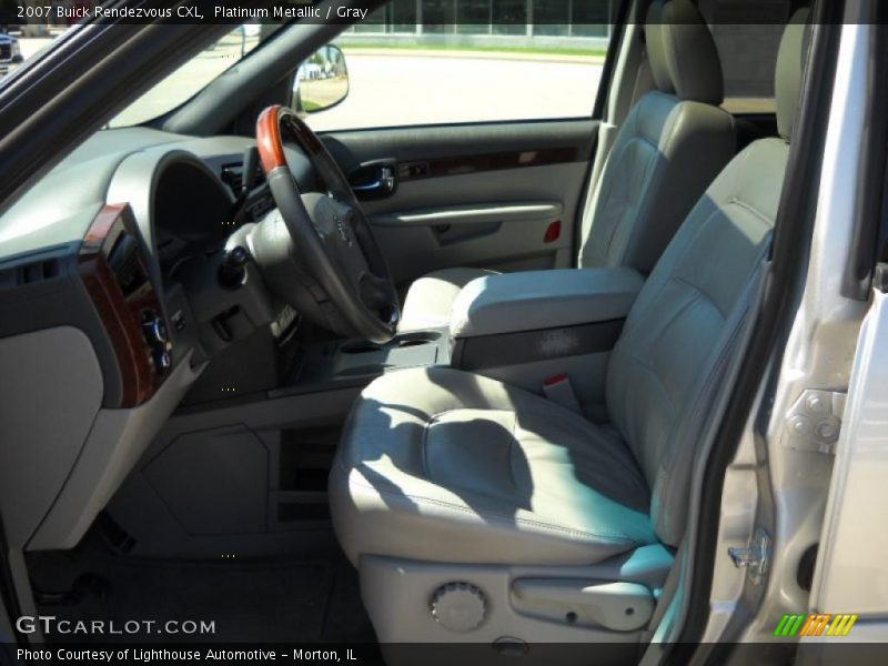 Platinum Metallic / Gray 2007 Buick Rendezvous CXL