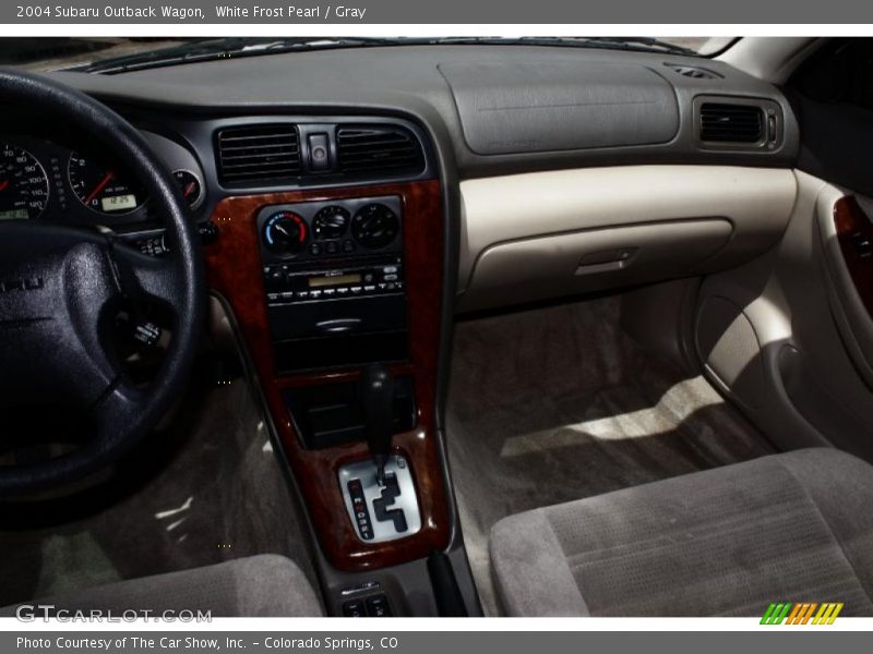 White Frost Pearl / Gray 2004 Subaru Outback Wagon