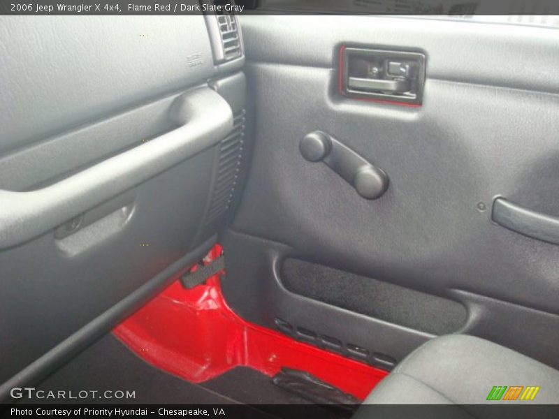 Flame Red / Dark Slate Gray 2006 Jeep Wrangler X 4x4