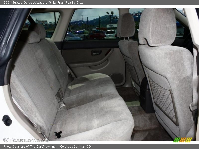 White Frost Pearl / Gray 2004 Subaru Outback Wagon