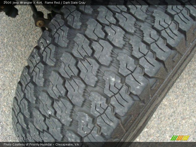 Flame Red / Dark Slate Gray 2006 Jeep Wrangler X 4x4