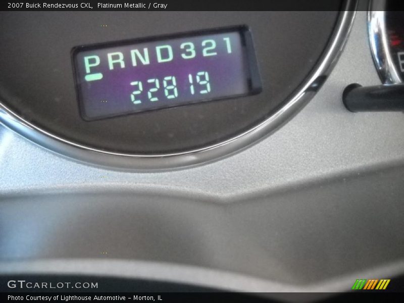 Platinum Metallic / Gray 2007 Buick Rendezvous CXL