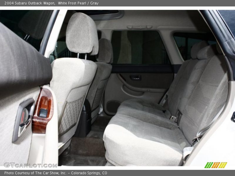 White Frost Pearl / Gray 2004 Subaru Outback Wagon