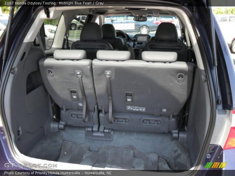 Midnight Blue Pearl / Gray 2007 Honda Odyssey Touring