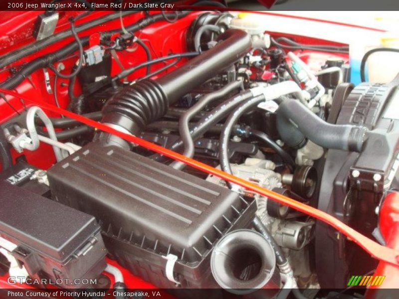 Flame Red / Dark Slate Gray 2006 Jeep Wrangler X 4x4