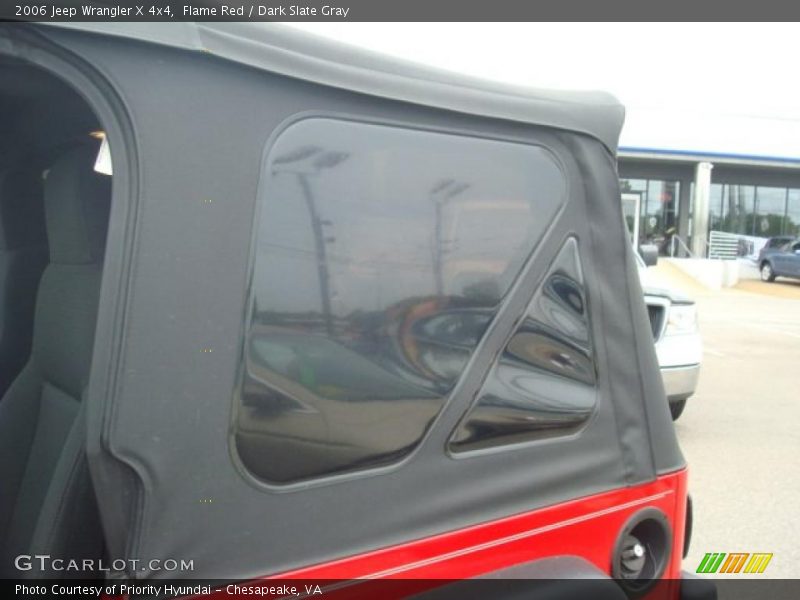 Flame Red / Dark Slate Gray 2006 Jeep Wrangler X 4x4