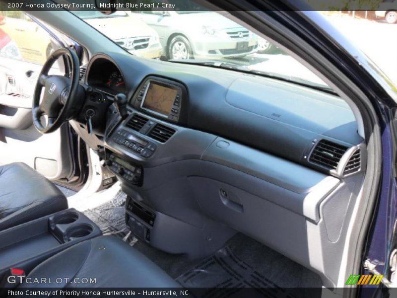 Midnight Blue Pearl / Gray 2007 Honda Odyssey Touring