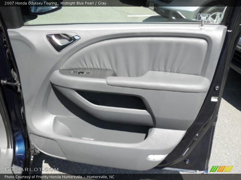 Midnight Blue Pearl / Gray 2007 Honda Odyssey Touring