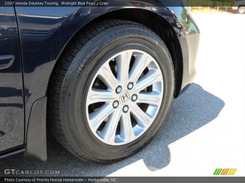 Midnight Blue Pearl / Gray 2007 Honda Odyssey Touring