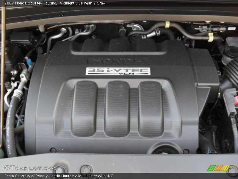 Midnight Blue Pearl / Gray 2007 Honda Odyssey Touring