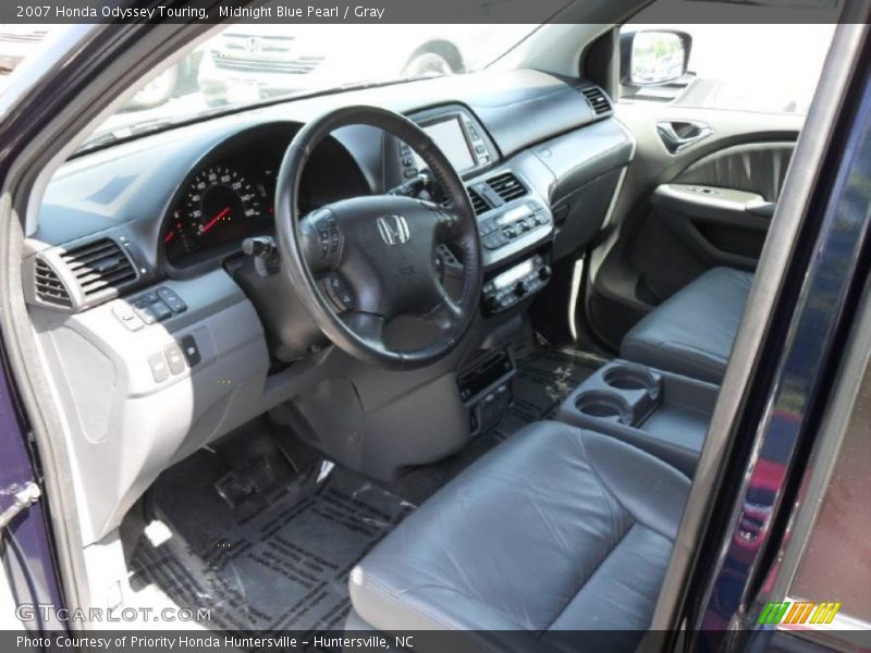 Midnight Blue Pearl / Gray 2007 Honda Odyssey Touring