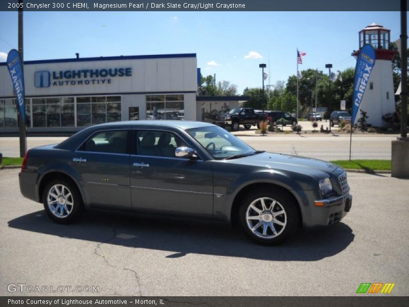 Magnesium Pearl / Dark Slate Gray/Light Graystone 2005 Chrysler 300 C HEMI