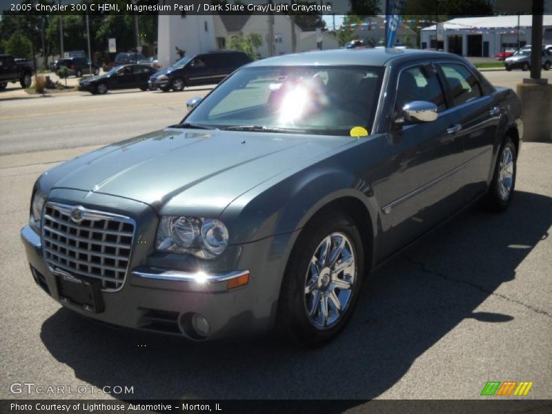 Magnesium Pearl / Dark Slate Gray/Light Graystone 2005 Chrysler 300 C HEMI