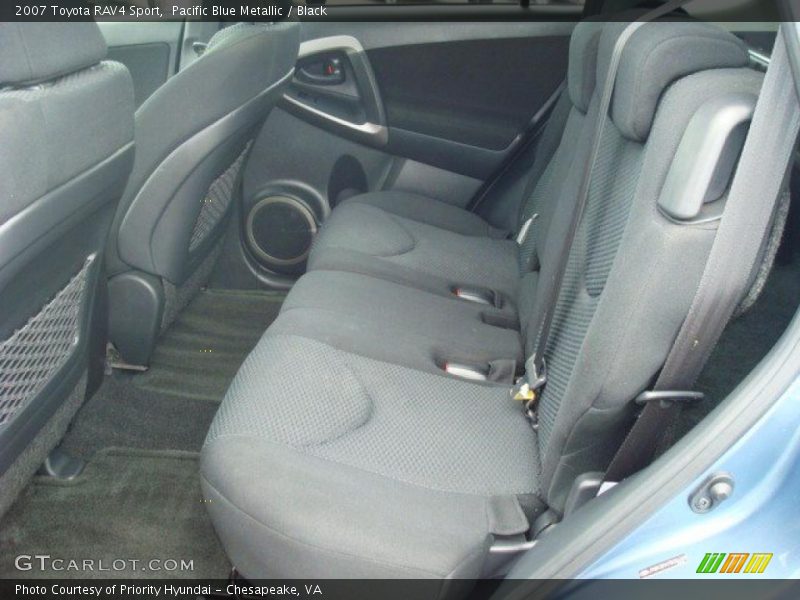 Pacific Blue Metallic / Black 2007 Toyota RAV4 Sport