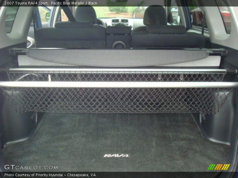 Pacific Blue Metallic / Black 2007 Toyota RAV4 Sport