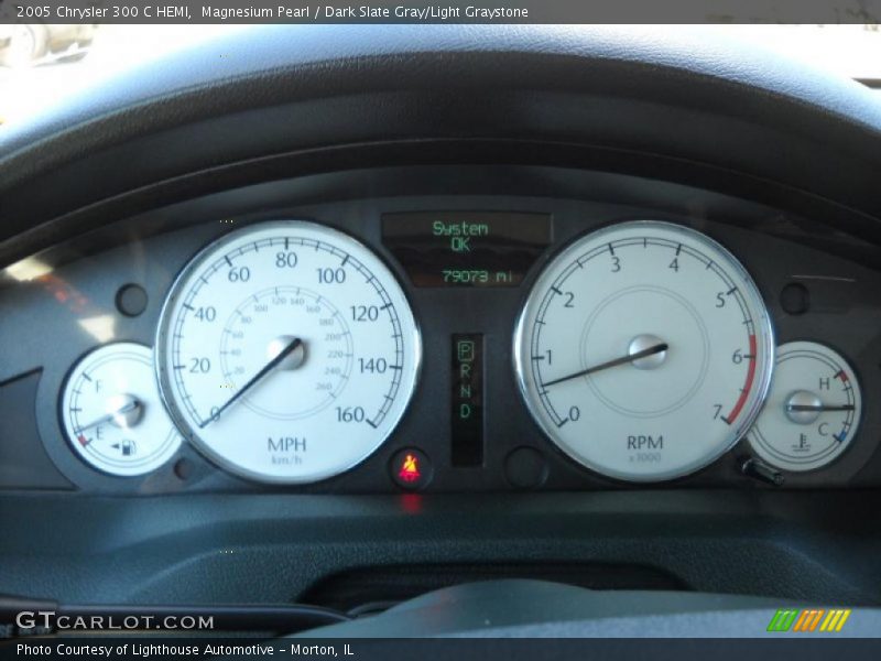 Magnesium Pearl / Dark Slate Gray/Light Graystone 2005 Chrysler 300 C HEMI