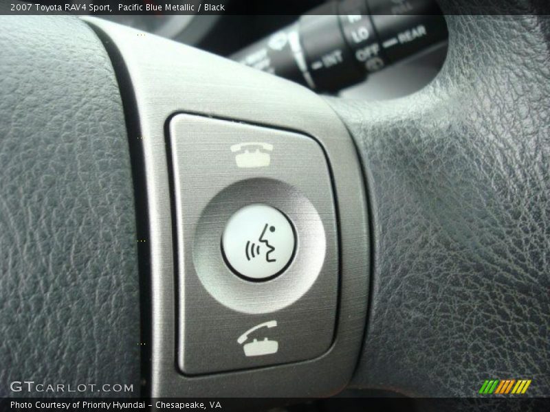 Pacific Blue Metallic / Black 2007 Toyota RAV4 Sport