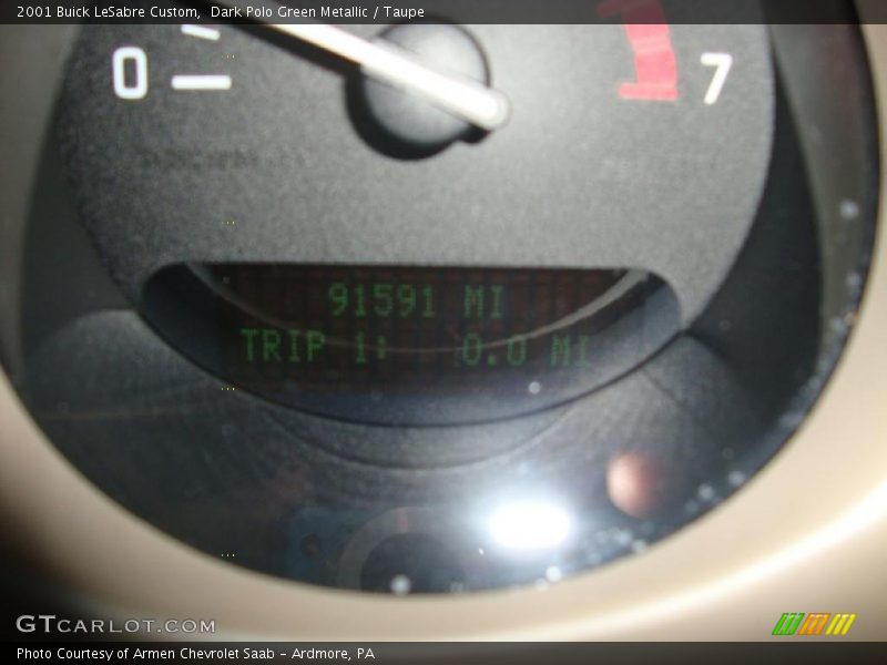 Dark Polo Green Metallic / Taupe 2001 Buick LeSabre Custom