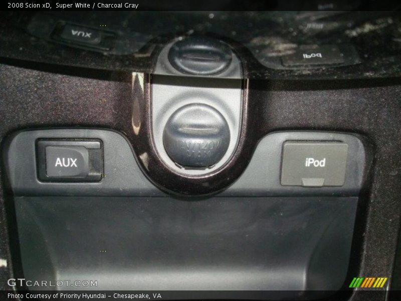 Super White / Charcoal Gray 2008 Scion xD
