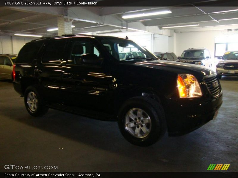Onyx Black / Ebony Black 2007 GMC Yukon SLT 4x4