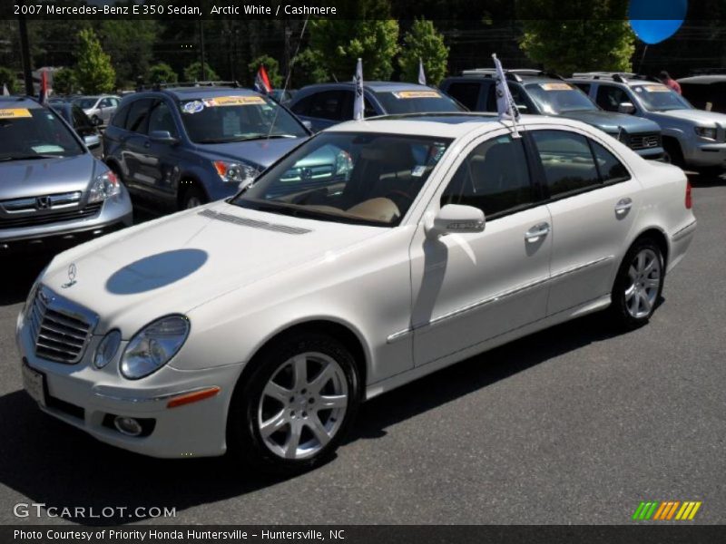 Arctic White / Cashmere 2007 Mercedes-Benz E 350 Sedan