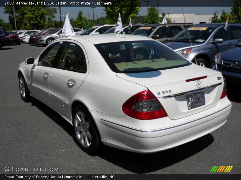 Arctic White / Cashmere 2007 Mercedes-Benz E 350 Sedan