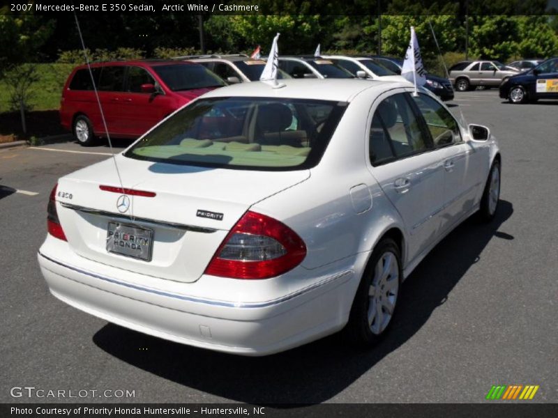 Arctic White / Cashmere 2007 Mercedes-Benz E 350 Sedan