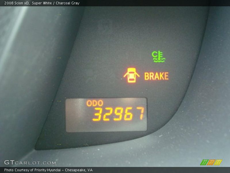 Super White / Charcoal Gray 2008 Scion xD