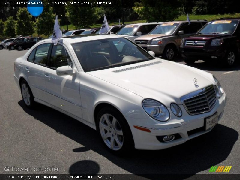 Arctic White / Cashmere 2007 Mercedes-Benz E 350 Sedan