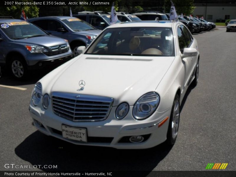 Arctic White / Cashmere 2007 Mercedes-Benz E 350 Sedan