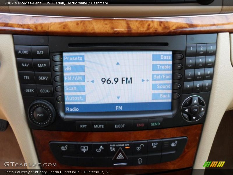 Arctic White / Cashmere 2007 Mercedes-Benz E 350 Sedan
