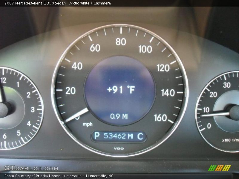 Arctic White / Cashmere 2007 Mercedes-Benz E 350 Sedan