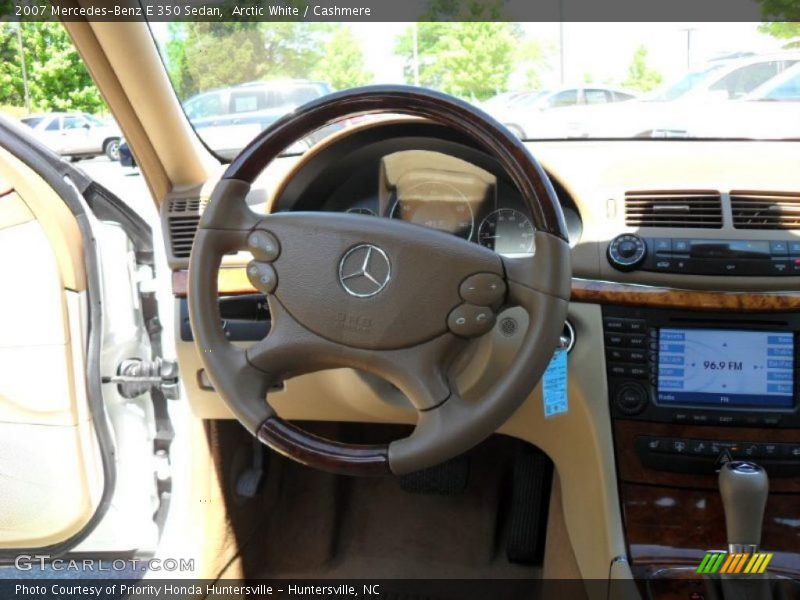 Arctic White / Cashmere 2007 Mercedes-Benz E 350 Sedan