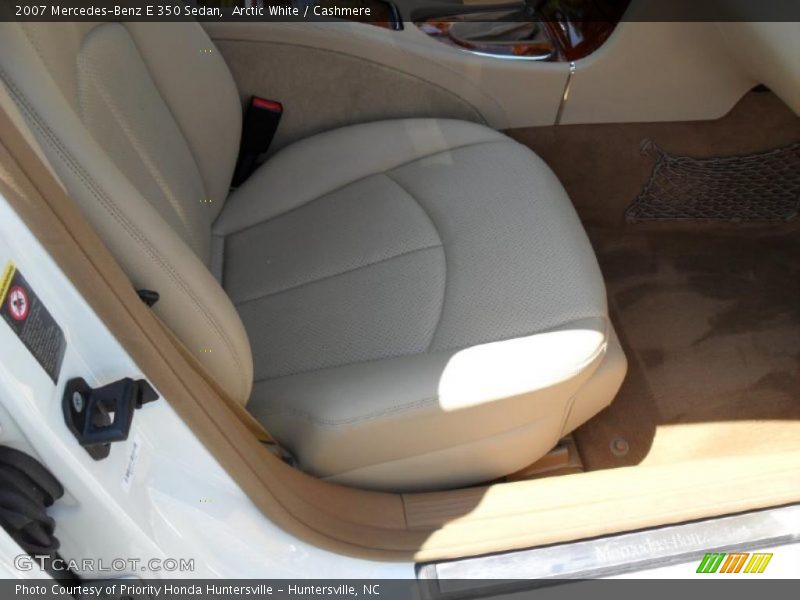 Arctic White / Cashmere 2007 Mercedes-Benz E 350 Sedan