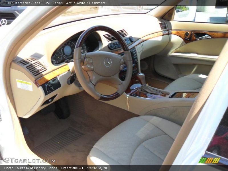 Arctic White / Cashmere 2007 Mercedes-Benz E 350 Sedan
