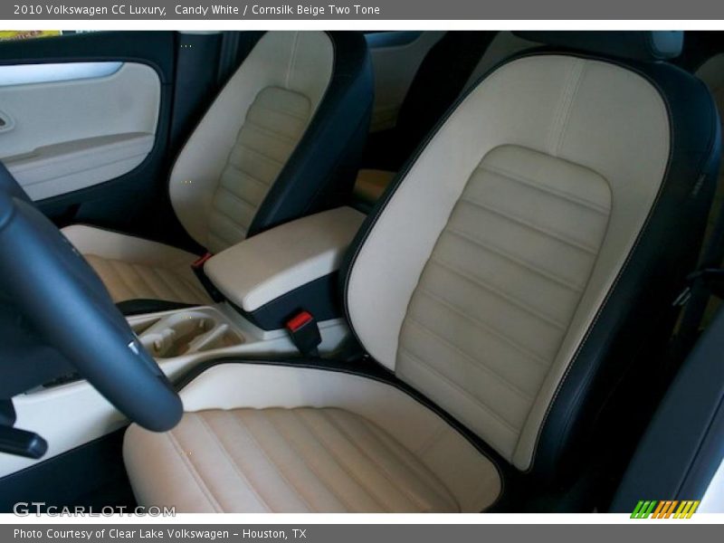 Candy White / Cornsilk Beige Two Tone 2010 Volkswagen CC Luxury