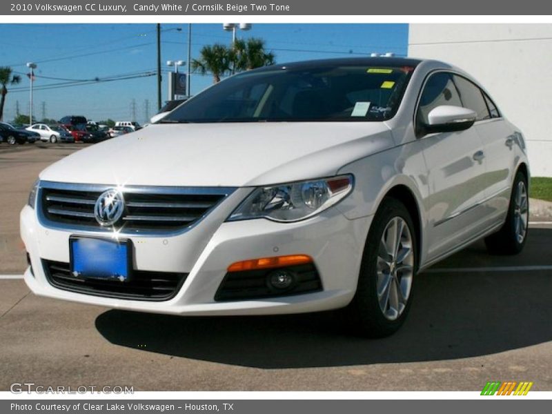 Candy White / Cornsilk Beige Two Tone 2010 Volkswagen CC Luxury