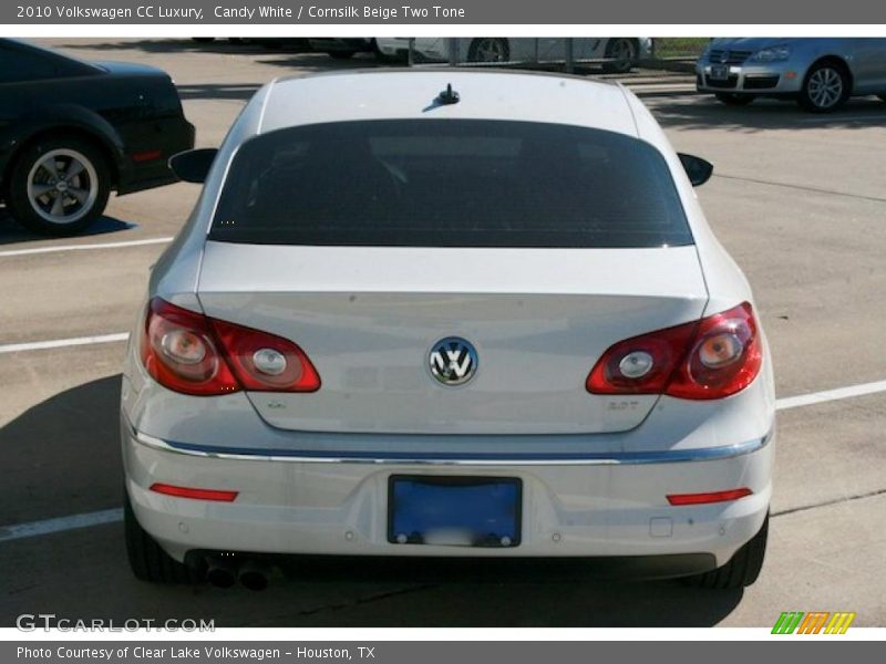 Candy White / Cornsilk Beige Two Tone 2010 Volkswagen CC Luxury