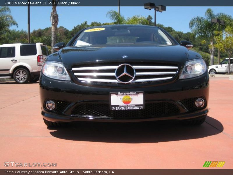 Black / Black 2008 Mercedes-Benz CL 550