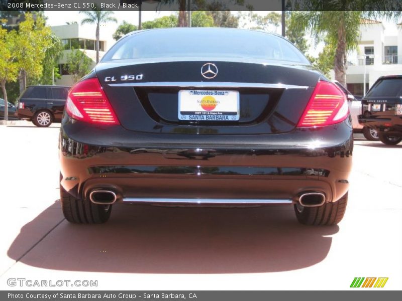 Black / Black 2008 Mercedes-Benz CL 550